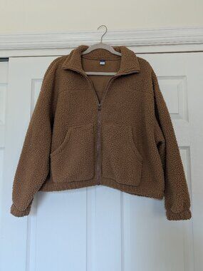 Old Navy - Brown Faux Fur Jacket